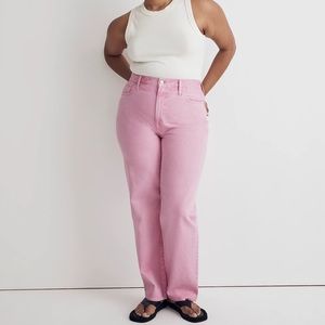 Madewell Baggy Straight Jeans: Garment-Dyed Edition